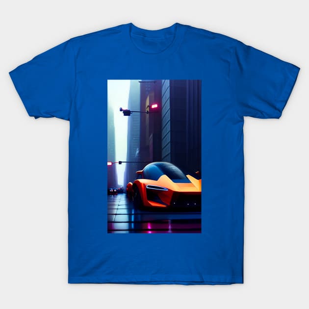 Futuristic car T-Shirt by Gaspar Avila